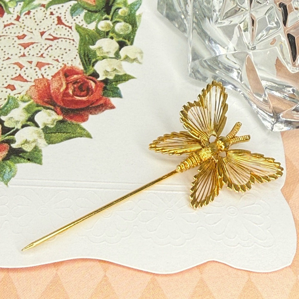 Monet Butterfly Stick Pin